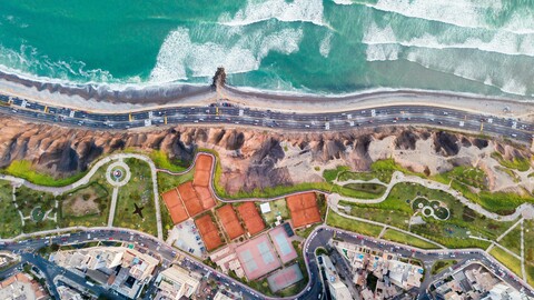 Imagen del mar de Perú